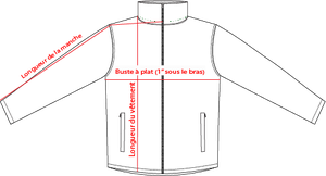 Charte de grandeur TT73 (XS à 4XL)